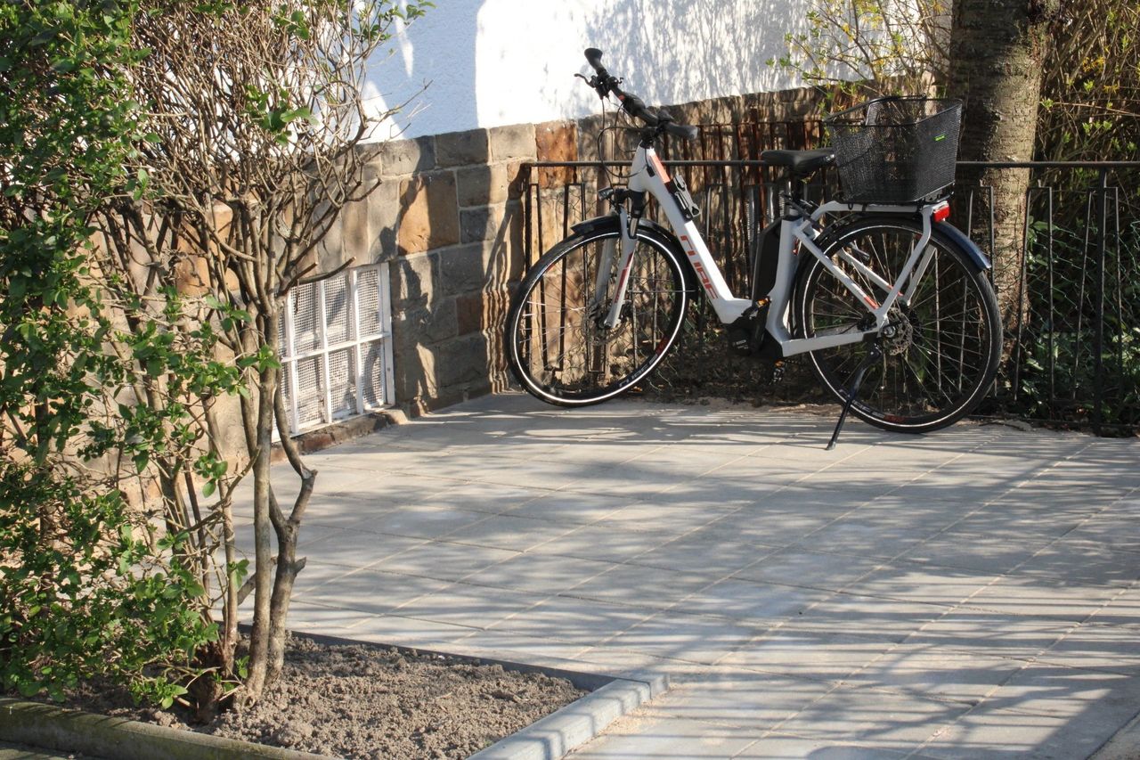 Fahrradstellplatz der Praxis Dr. Kischkat